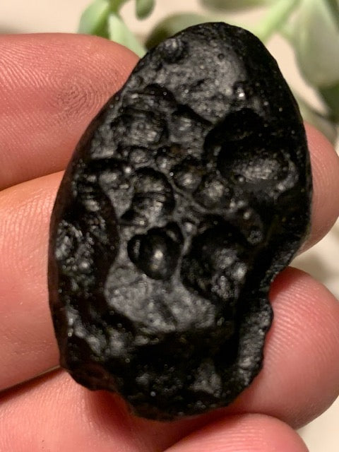 Tectite du Viet-Nam - 41 mm x 27 x 11 - 14,9 grammes - Fascinant, envoutant, hypnotisant !