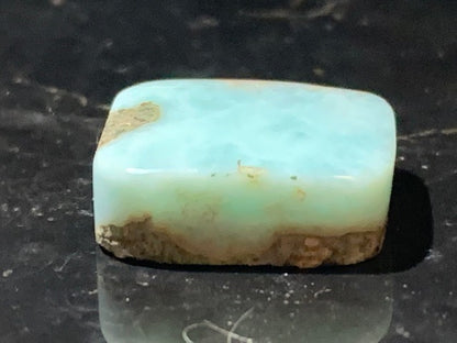 Larimar – Cabochon carré de 15 × 14 × 6 mm - 2,9 gr. - Nuances naturelles magnifiques, parfait pour bijoux raffinés, collectionneur passionné ou exposition