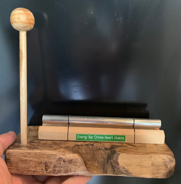Support Bois pour Tube Sonore de type 'Energy Chimes' – Vendu à l'unité pour 1, 3, 7 ou 11 emplacements | Fait Main en France – Zen Curiosity