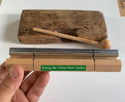 Support Bois pour Tube Sonore de type 'Energy Chimes' – Vendu à l'unité pour 1, 3, 7 ou 11 emplacements | Fait Main en France – Zen Curiosity