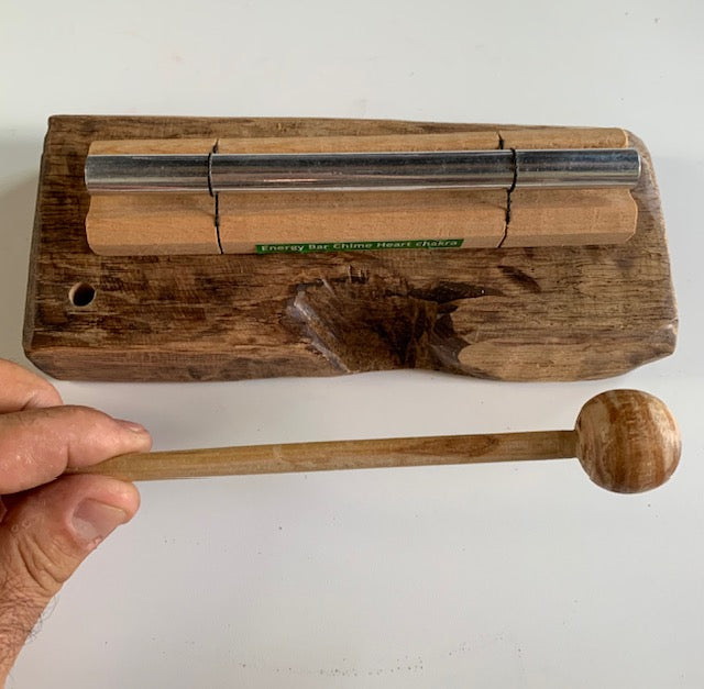 Support Bois pour Tube Sonore de type 'Energy Chimes' – Vendu à l'unité pour 1, 3, 7 ou 11 emplacements | Fait Main en France – Zen Curiosity