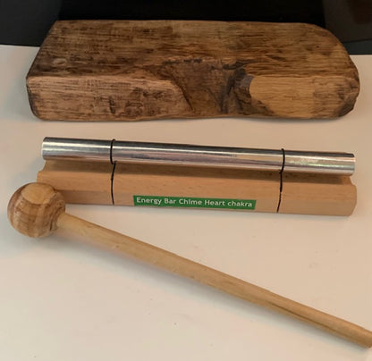 Support Bois pour Tube Sonore de type 'Energy Chimes' – Vendu à l'unité pour 1, 3, 7 ou 11 emplacements | Fait Main en France – Zen Curiosity