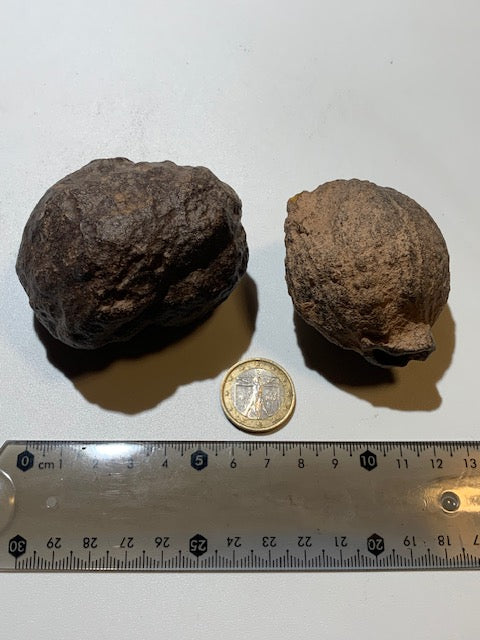 Boules de Moqui ou Pierres des Chamans - Paire unique de Ø 45 mm  – 178,8 g (les deux)