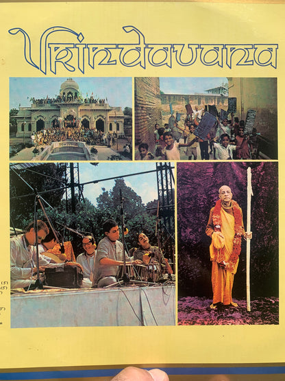 Disque vinyle - Artiste : Vrindavana - Label : Productions Parampara. Chant religieux Hindouiste !