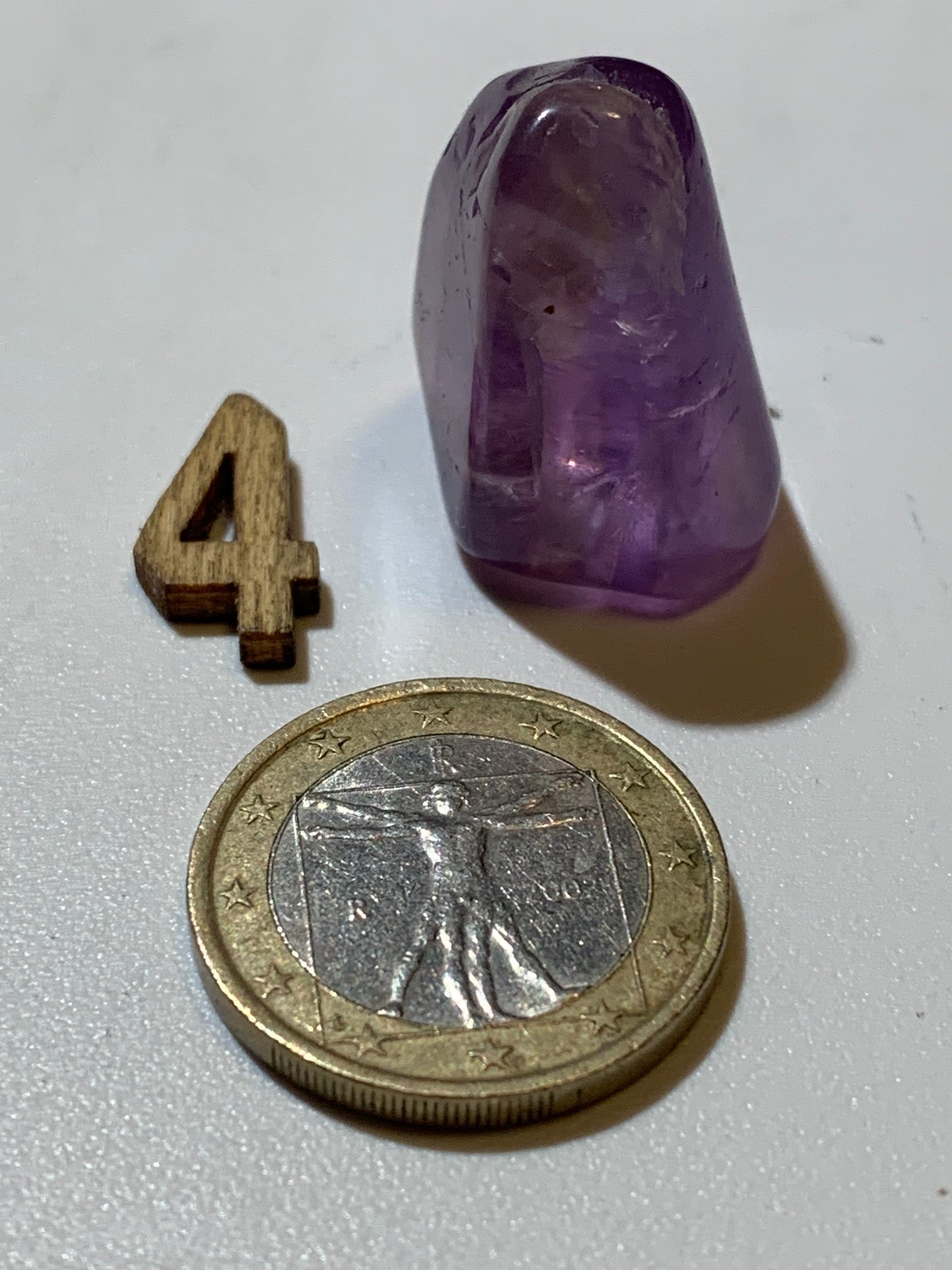 Améthyste – Pierres roulées à l'unité - ± 40 x 20 x 20 mm environ – De 11 à 28 g - parfait pour mettre dans les poches !