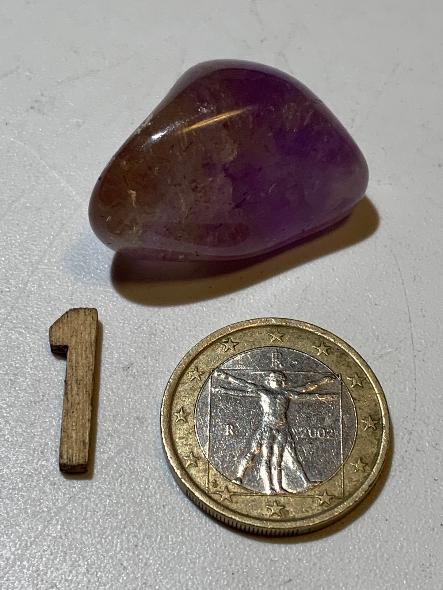 Amétrine – Pierres roulées à l'unité - ± 30 x 20 x 20 mm environ – De 14 à 16 g - parfait pour mettre dans les poches !