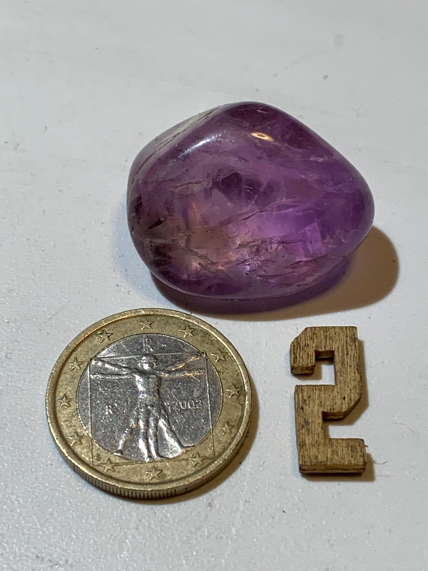 Amétrine – Pierres roulées à l'unité - ± 30 x 20 x 20 mm environ – De 14 à 16 g - parfait pour mettre dans les poches !