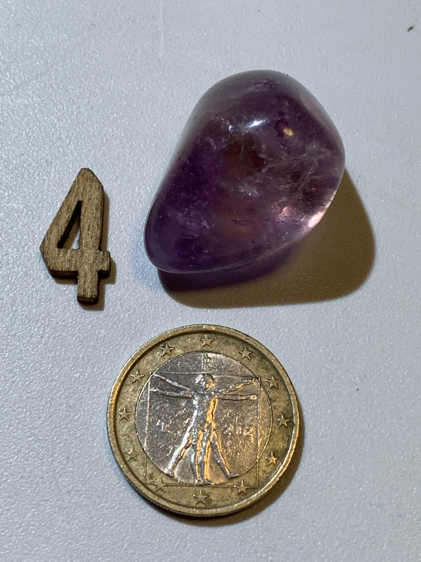 Amétrine – Pierres roulées à l'unité - ± 30 x 20 x 20 mm environ – De 14 à 16 g - parfait pour mettre dans les poches !