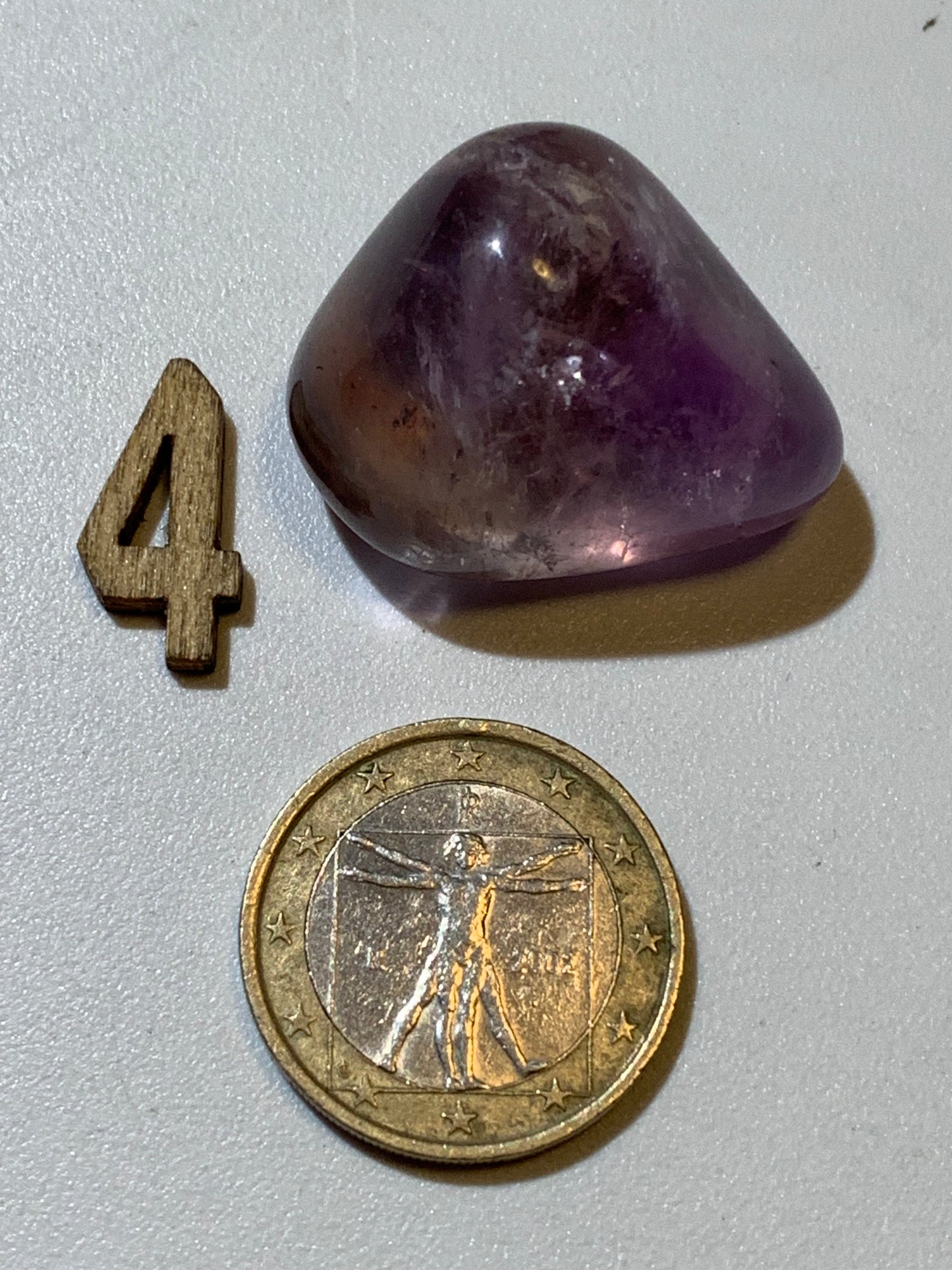 Amétrine – Pierres roulées à l'unité - ± 30 x 20 x 20 mm environ – De 14 à 16 g - parfait pour mettre dans les poches !