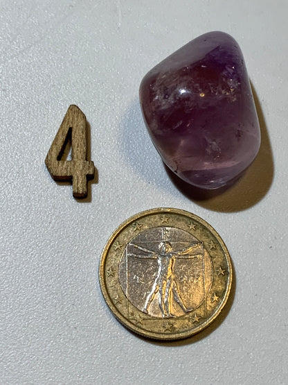 Amétrine – Pierres roulées à l'unité - ± 30 x 20 x 20 mm environ – De 14 à 16 g - parfait pour mettre dans les poches !