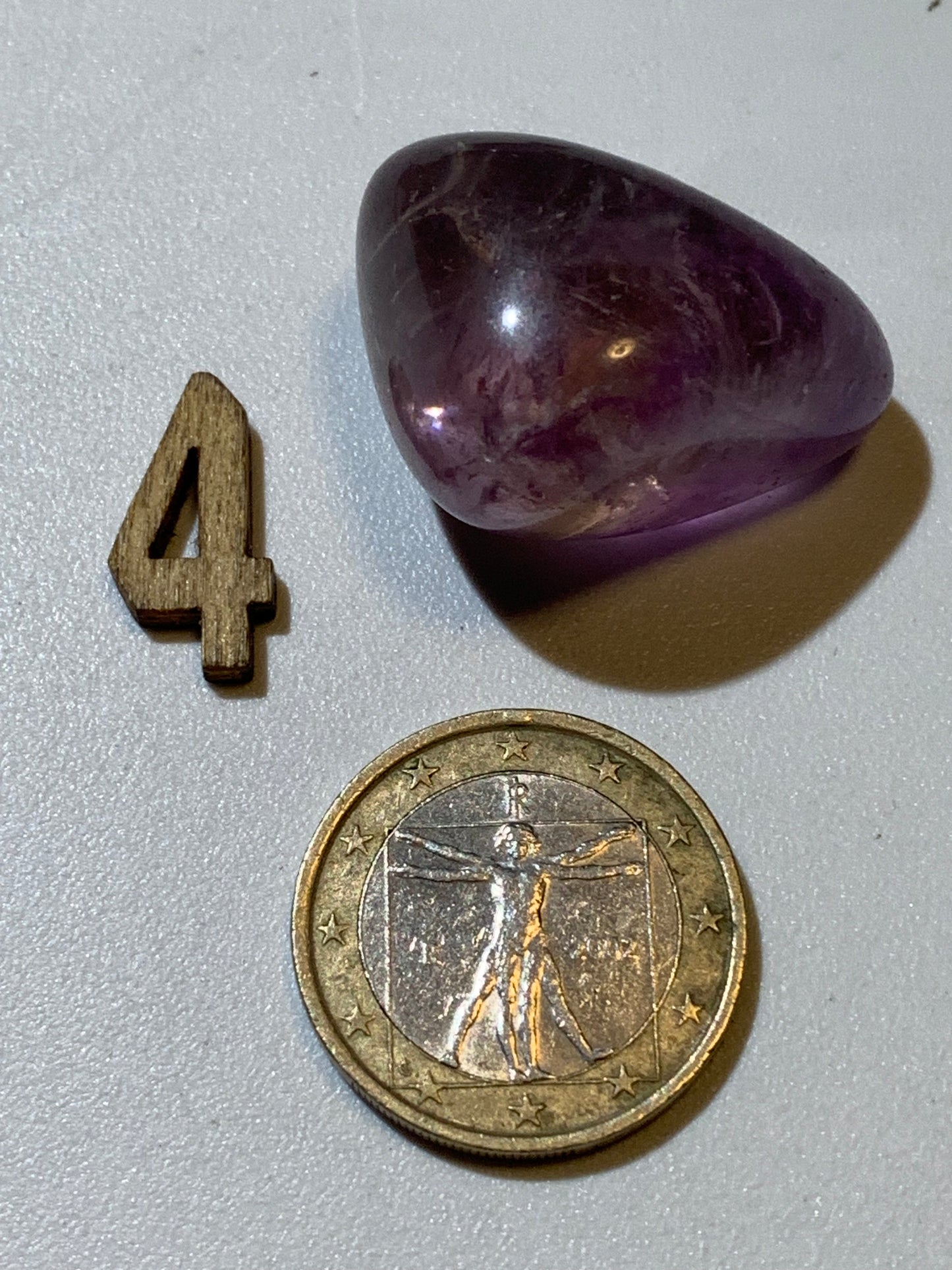 Amétrine – Pierres roulées à l'unité - ± 30 x 20 x 20 mm environ – De 14 à 16 g - parfait pour mettre dans les poches !