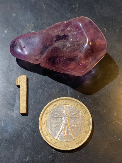 Amétrine – Pierres roulées à l'unité - ± 30 x 20 x 20 mm environ – De 10 à 22 g - parfait pour mettre dans les poches !