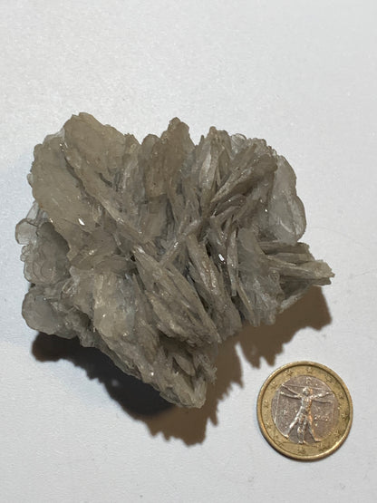 Baryte/ Barytine bleue (France) - Superbe spécimen brut de 73 mm x 62 x 45 - 219,3 gr. !