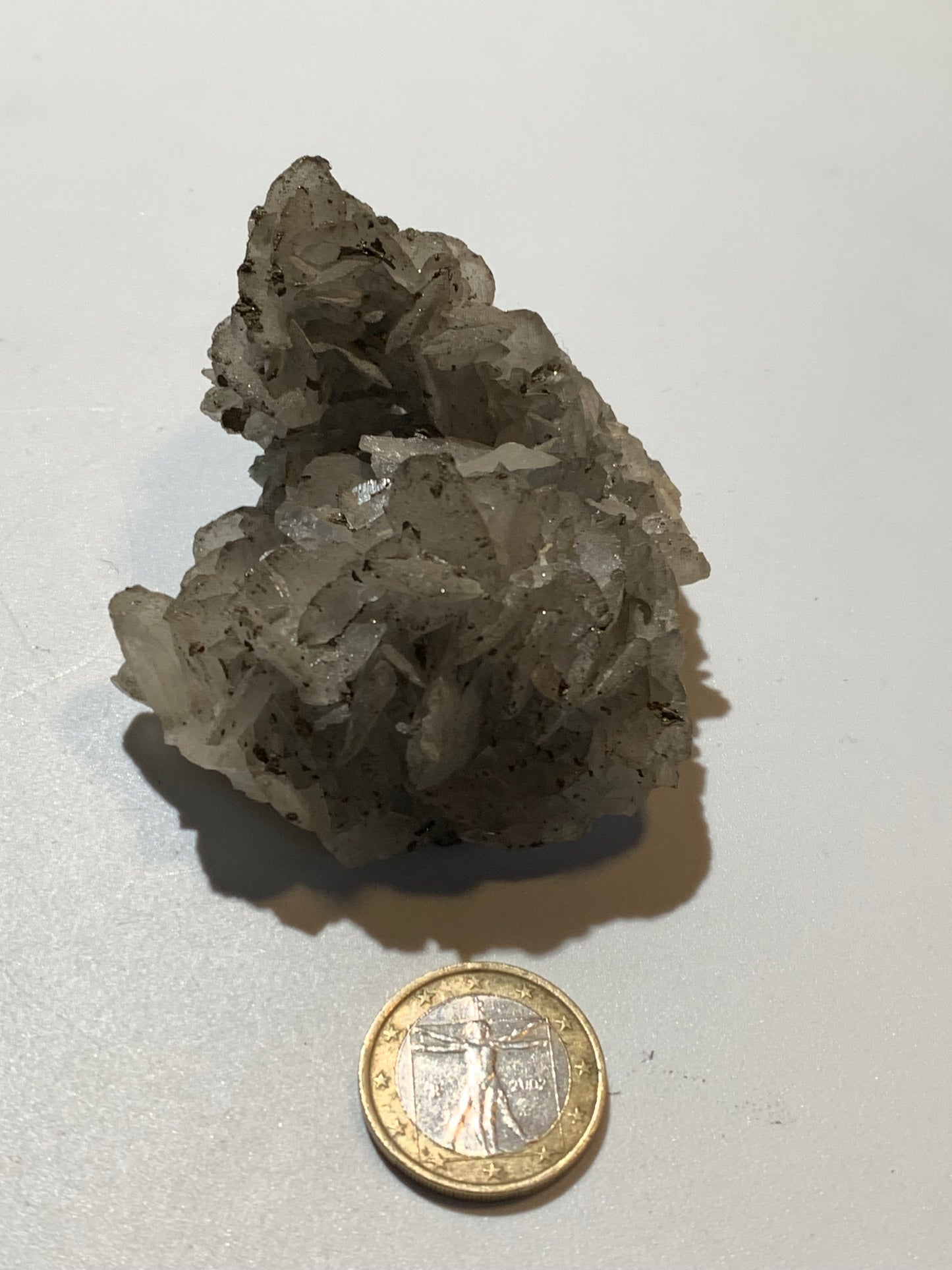 Baryte/ Barytine avec galène et chalcopyrite (France) - Superbe spécimen brut de 78 mm x 64 x 42 - 148 gr. !