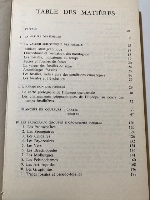 Livre : Les Fossiles en couleurs de J.F. Kirkaldy | Format Poche | Chez F. Nathan