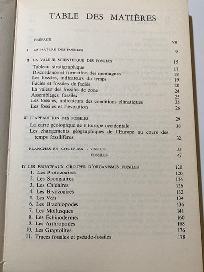 Livre : Les Fossiles en couleurs de J.F. Kirkaldy | Format Poche | Chez F. Nathan