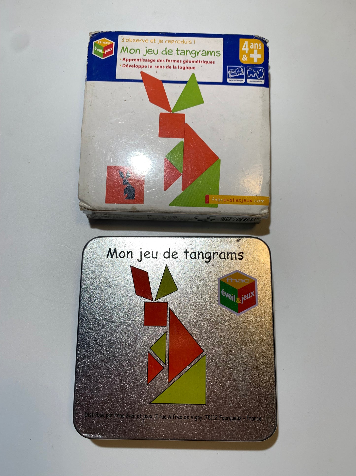 Jeux d'éveil : Mon jeux de tangrams | pour 4 ans et + (Jeux d'occasion)