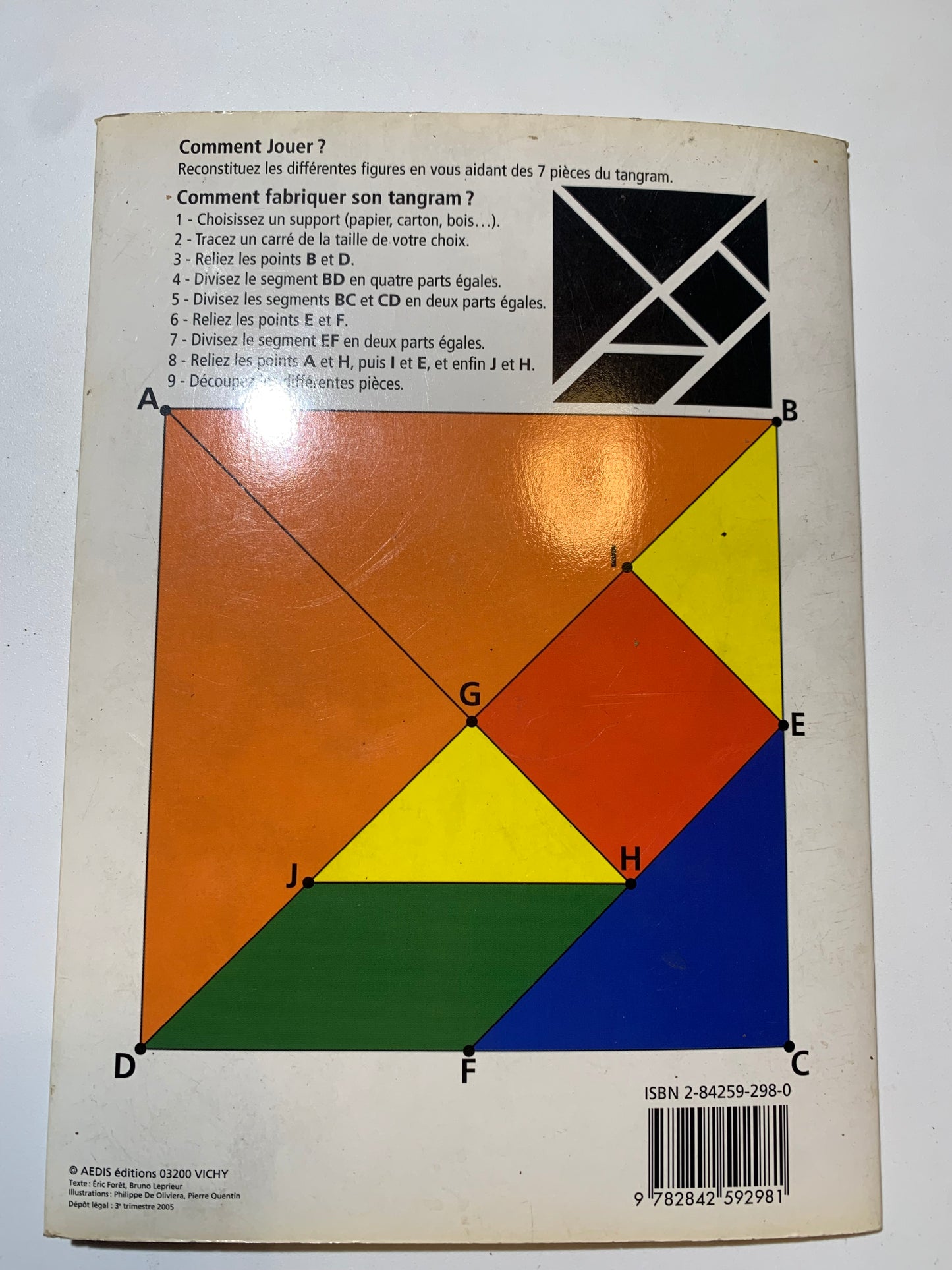 Jeux d'éveil : Mon jeux de tangrams | pour 4 ans et + (Jeux d'occasion)