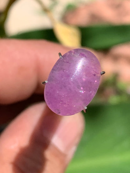 Améthyste, cabochon de 10mm x 5 x 4 - 1,5 carats Parfait en bijouterie, collection ,exposition...