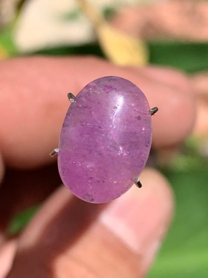 Améthyste, cabochon de 10mm x 5 x 4 - 1,5 carats Parfait en bijouterie, collection ,exposition...