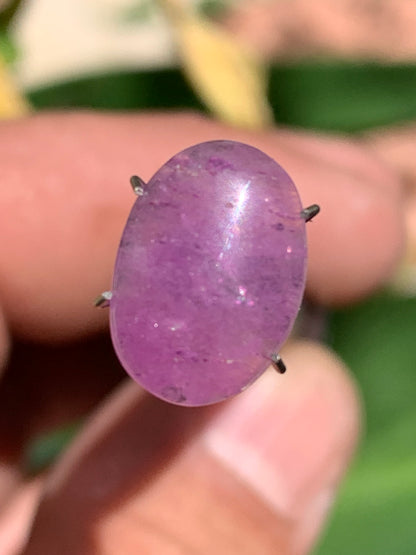 Améthyste, cabochon de 10mm x 5 x 4 - 1,5 carats Parfait en bijouterie, collection ,exposition...