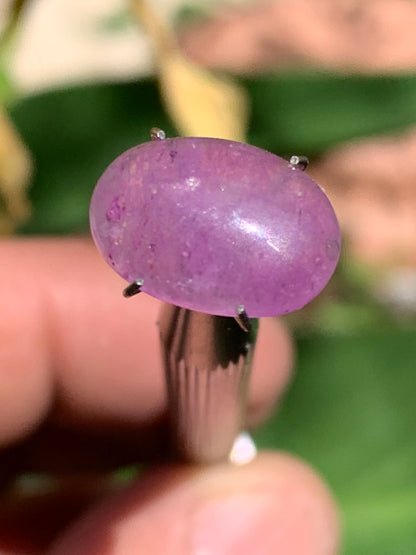 Améthyste, cabochon de 10mm x 5 x 4 - 1,5 carats Parfait en bijouterie, collection ,exposition...