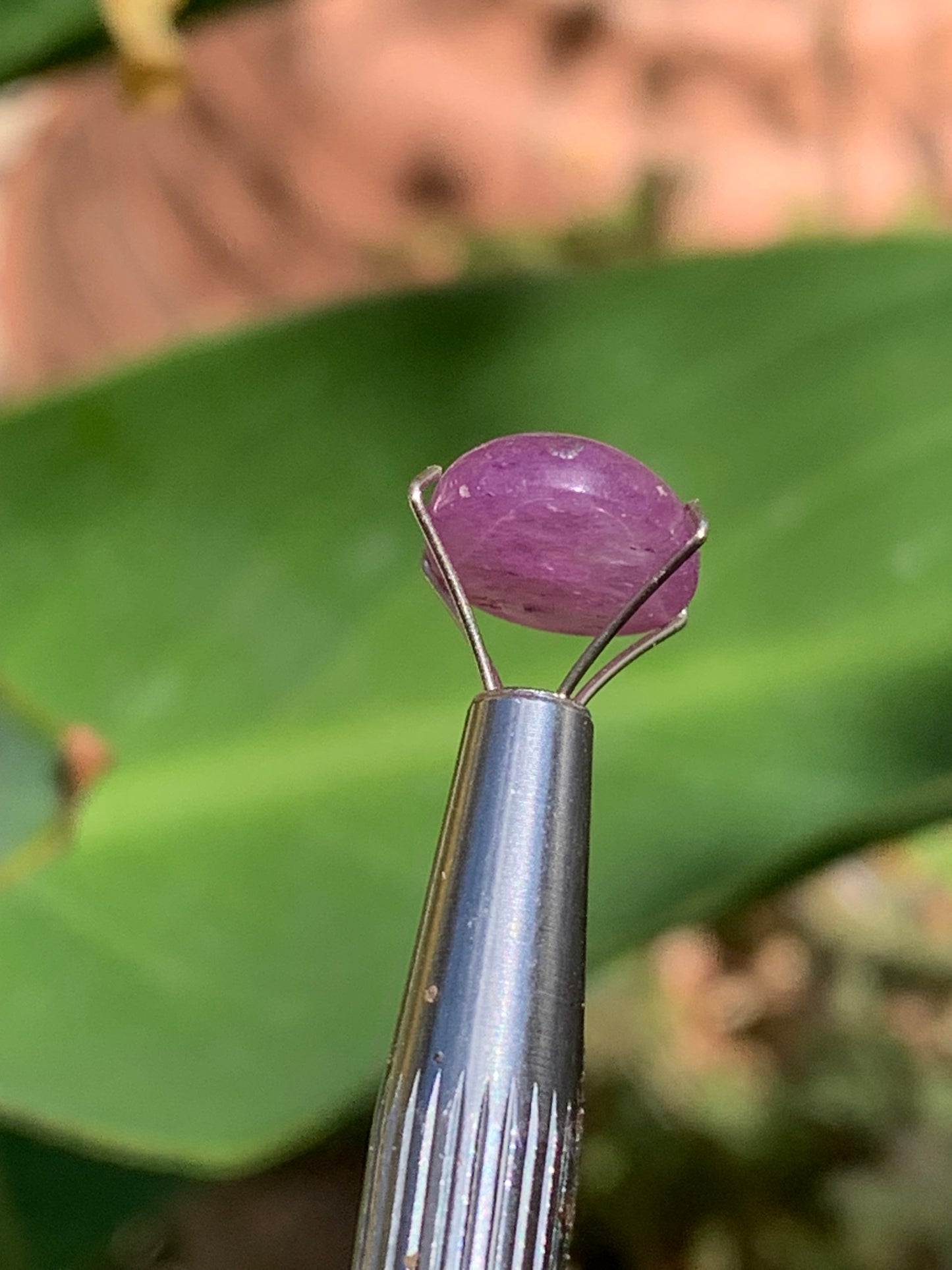 Améthyste, cabochon de 10mm x 5 x 4 - 1,5 carats Parfait en bijouterie, collection ,exposition...