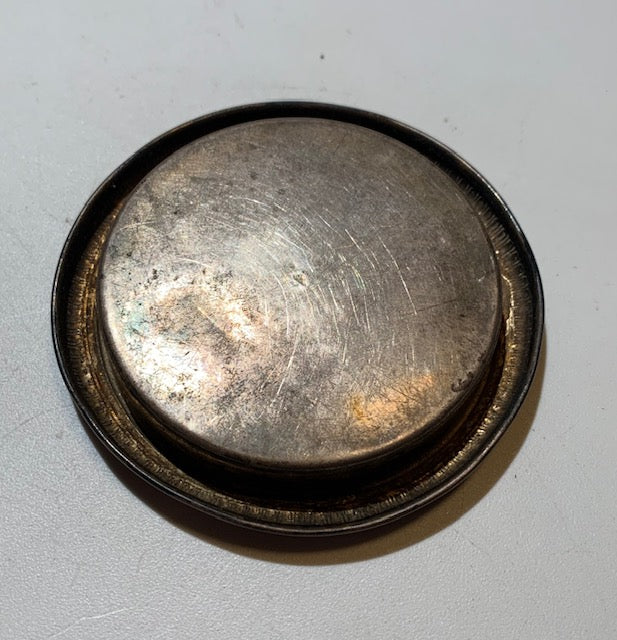 Coupelle de bijoutier en métal argenté – 8 cm × 1,3 cm – 28 grammes