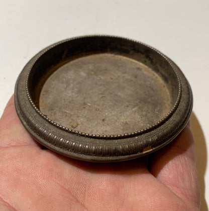 Coupelle de bijoutier en métal argenté – 8 cm × 1,3 cm – 28 grammes
