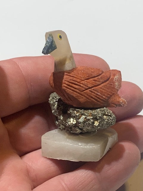 Sélection de jolies petites statuettes d'oiseaux en pierres 🦢 Au choix : cygne -perroquet - canard... fait main, très belles finitions !