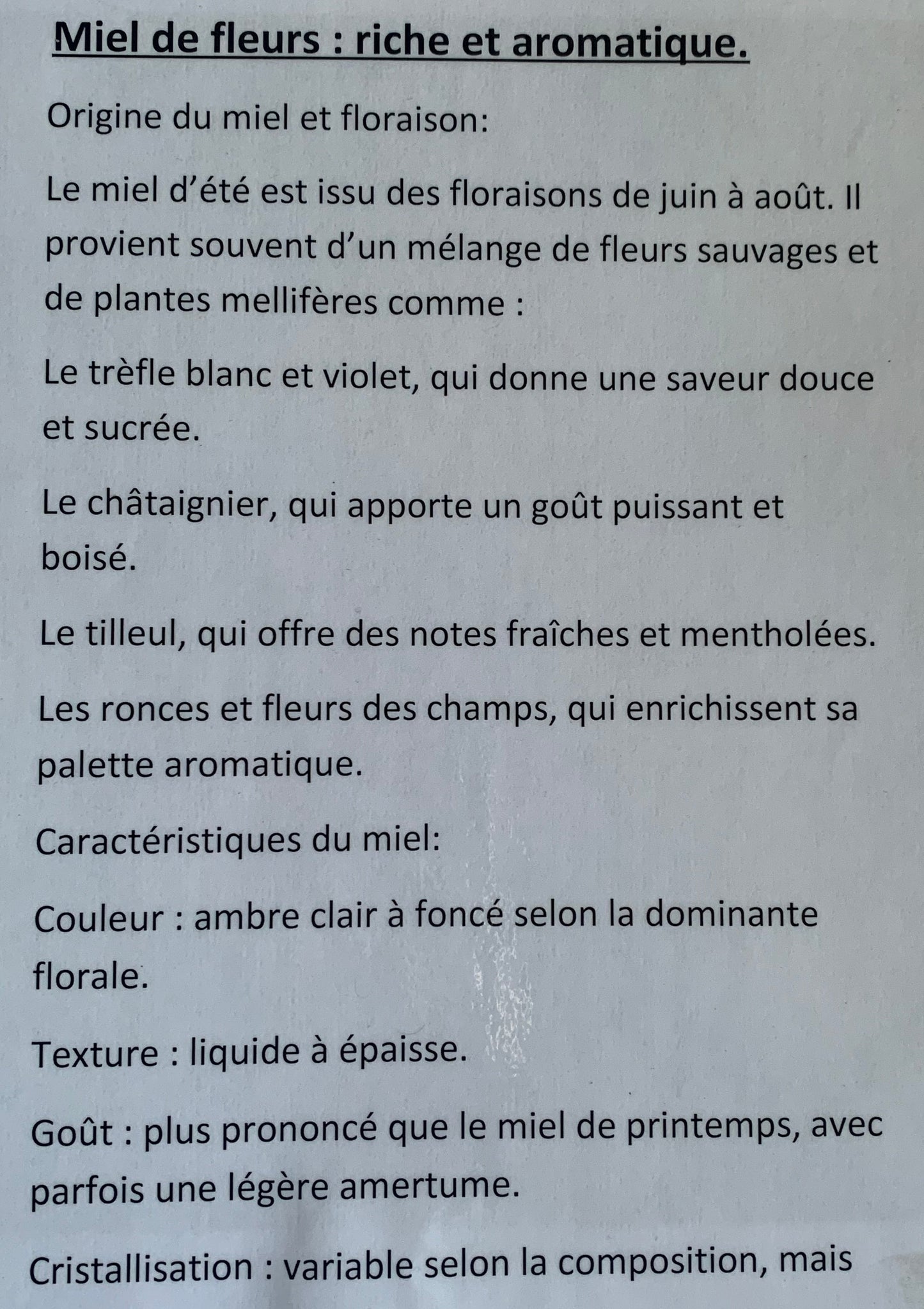 Miel naturel de Haute-Montagne de France (Savoie) - 250/500/1000 g – Médaille d’Argent 2024 – Goûtez nos Variétés Authentiques