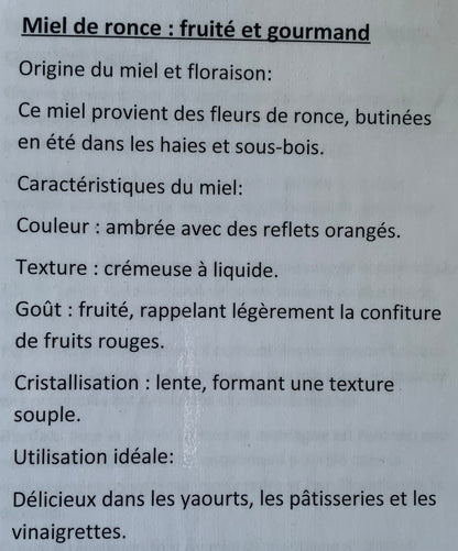 Miel naturel de Haute-Montagne de France (Savoie) - 250/500/1000 g – Médaille d’Argent 2024 – Goûtez nos Variétés Authentiques