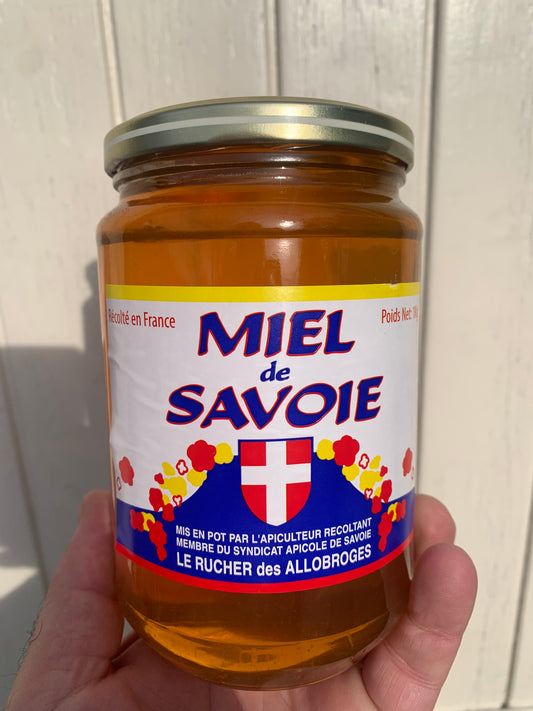 Miel naturel de Haute-Montagne de France (Savoie) - 250/500/1000 g – Médaille d’Argent 2024 – Goûtez nos Variétés Authentiques
