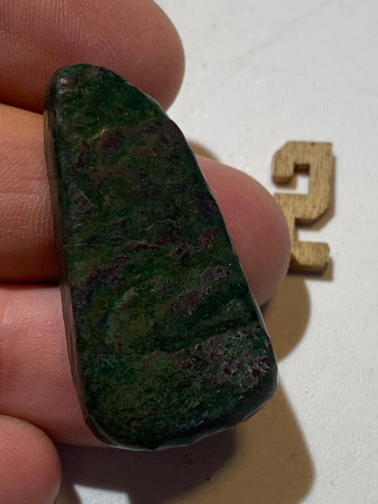 Jadeite - 3 pebbles of your choice, sold individually or in sets - 40 x 30 x 6 mm on average