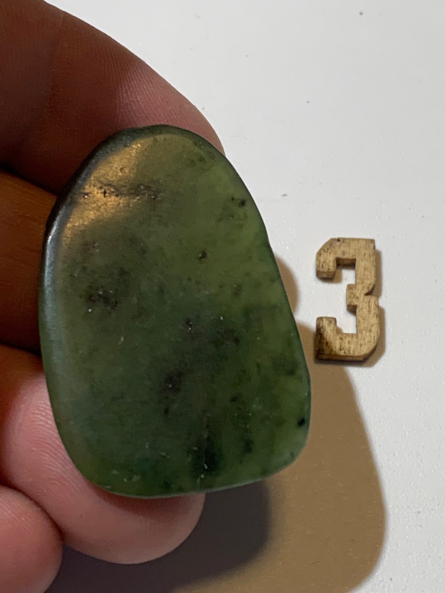 Jadeite - 3 pebbles of your choice, sold individually or in sets - 40 x 30 x 6 mm on average