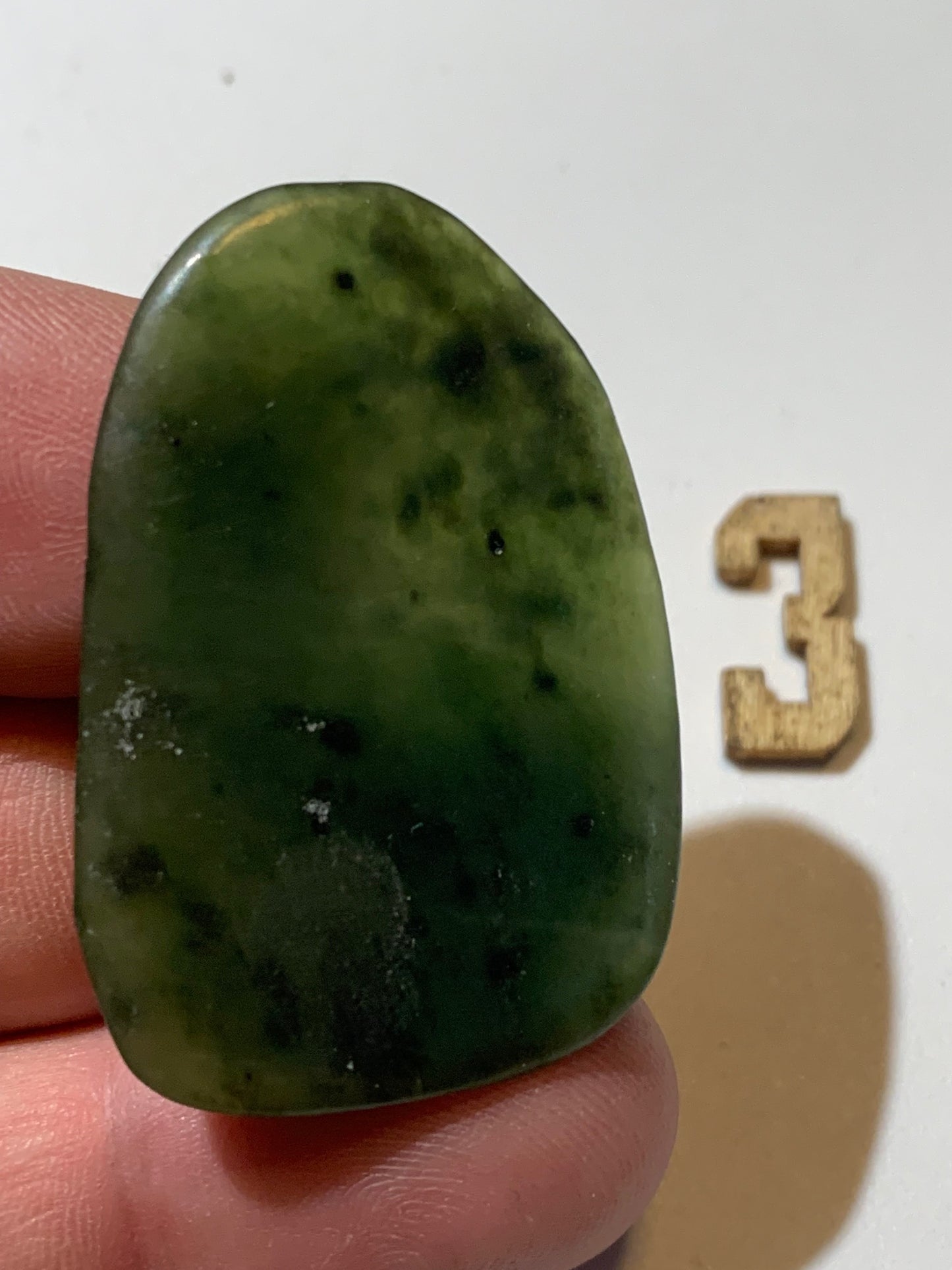 Jadeite - 3 pebbles of your choice, sold individually or in sets - 40 x 30 x 6 mm on average