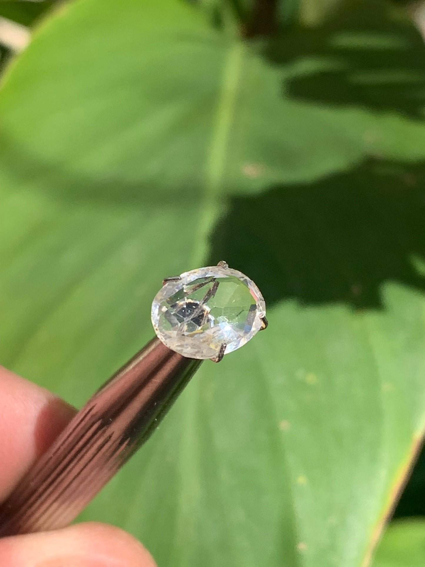 Cristal de roche, pierre taillée de 12mm x9 x4 - 2 carats. Parfait en bijouterie, collection ,exposition...