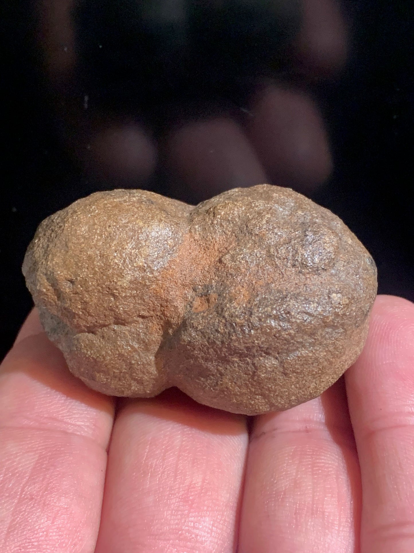 Moqui Balls/ Pierres des Chamans - Pièce naturelle jumelée 65,7 grammes - 50 x 34 x 30 mm