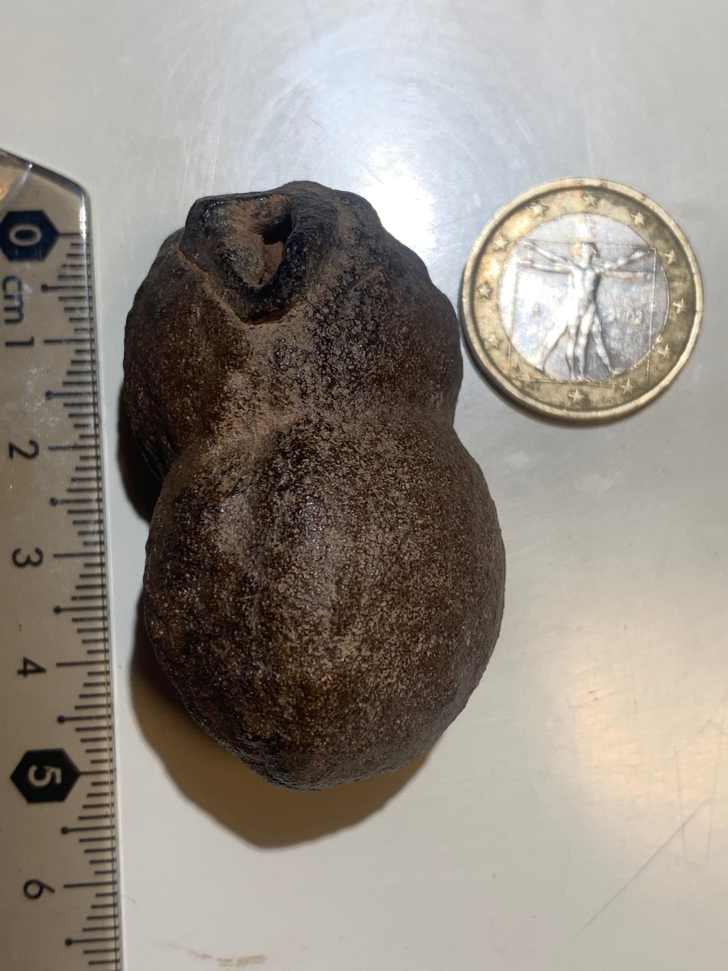 Moqui Balls/ Pierres des Chamans - Pièce naturelle jumelée 65,7 grammes - 50 x 34 x 30 mm