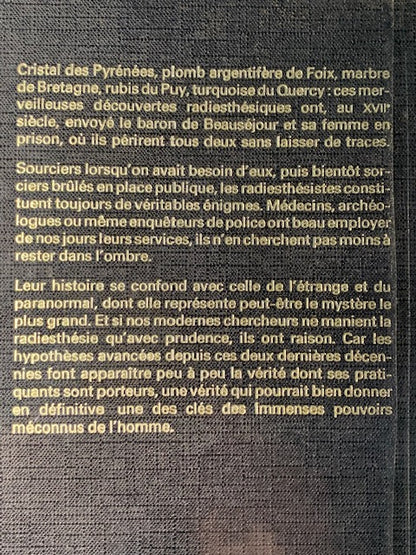 Livre relié : La radiésthésie ou Les Pouvoirs du Pendule | Chez les Editions TCHOU