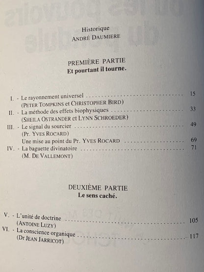 Livre relié : La radiésthésie ou Les Pouvoirs du Pendule | Chez les Editions TCHOU