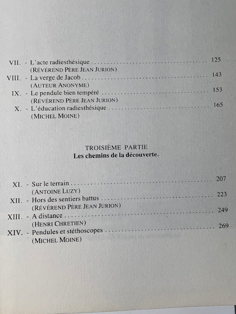 Livre relié : La radiésthésie ou Les Pouvoirs du Pendule | Chez les Editions TCHOU
