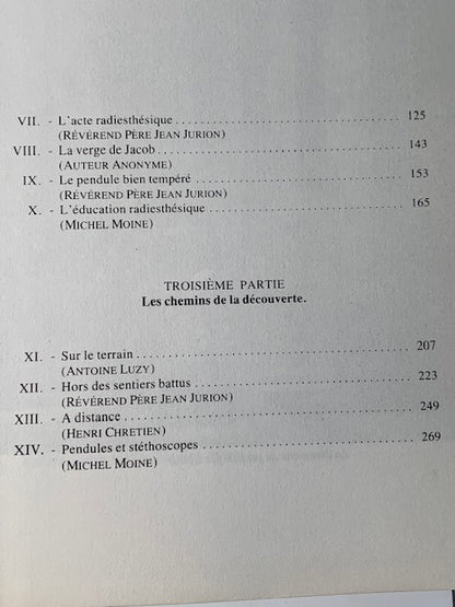 Livre relié : La radiésthésie ou Les Pouvoirs du Pendule | Chez les Editions TCHOU