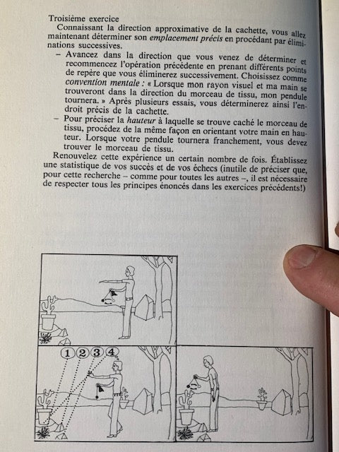 Livre relié : La radiésthésie ou Les Pouvoirs du Pendule | Chez les Editions TCHOU