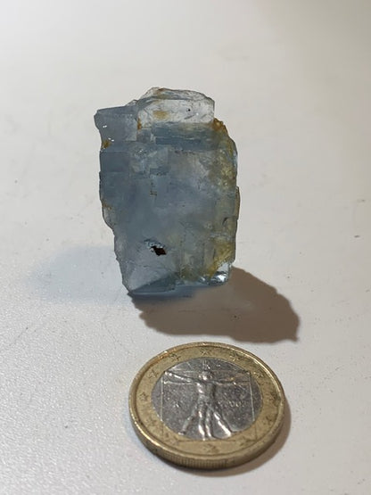 Fluorite bleue de France - 32 mm x 20 x 19 / 21,1 grammes