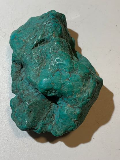 Turquoise Américaine, très grosse pépite naturelle de 86 mm x 62 x 32 - 137,2 gr.