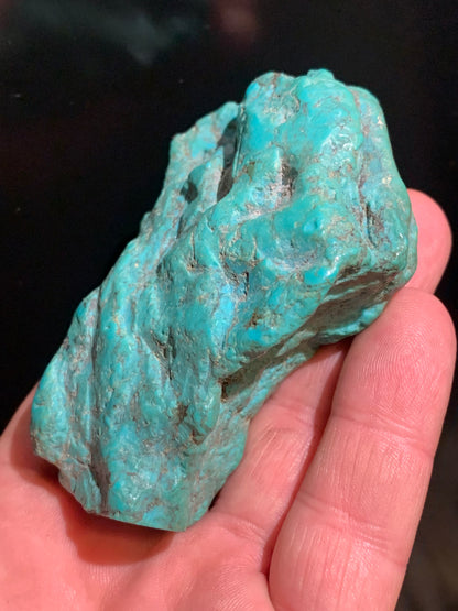 Turquoise Américaine, très grosse pépite naturelle de 86 mm x 62 x 32 - 137,2 gr.