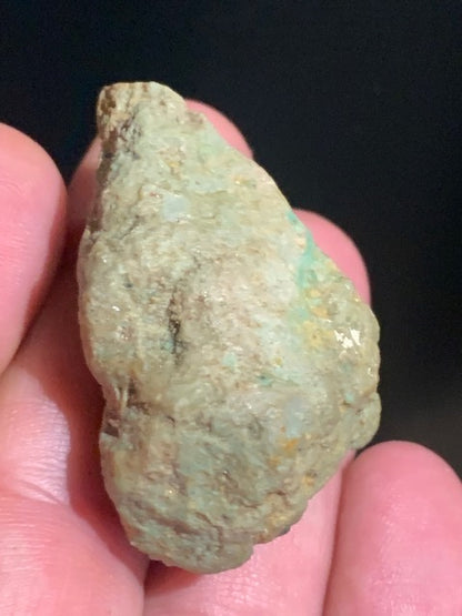 Turquoise verte du Mexique, demi pépite naturelle de 41 mm x 27 x 20 - 22,3 gr.