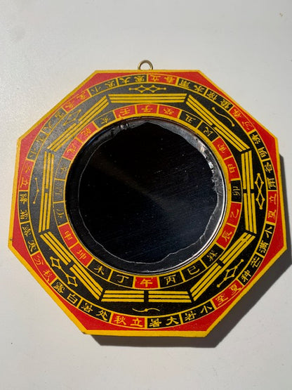 Miroir Ba Gua Feng Shui à 8 côtés - 12,5 x 12,5 mm - 95 gr.