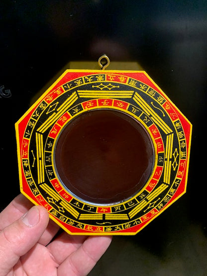 Miroir Ba Gua Feng Shui à 8 côtés - 12,5 x 12,5 mm - 95 gr.
